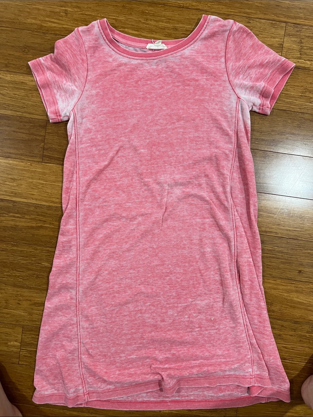 Jane and Delancey Pink Heather Short Sleeve Tee Dress